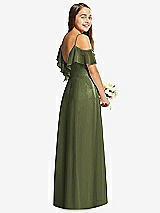 Rear View Thumbnail - Olive Green Dessy Collection Junior Bridesmaid Dress JR548
