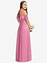 Rear View Thumbnail - Orchid Pink Dessy Collection Junior Bridesmaid Dress JR548