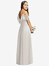 Rear View Thumbnail - Oyster Dessy Collection Junior Bridesmaid Dress JR548
