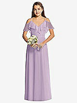 Front View Thumbnail - Pale Purple Dessy Collection Junior Bridesmaid Dress JR548