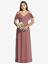 Front View Thumbnail - Rosewood Dessy Collection Junior Bridesmaid Dress JR548