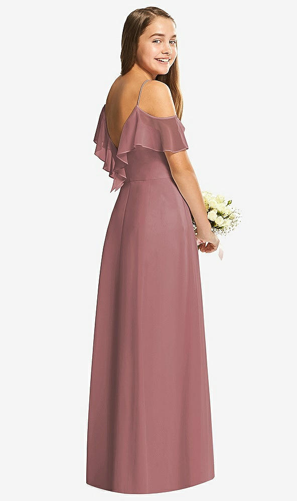 Back View - Rosewood Dessy Collection Junior Bridesmaid Dress JR548