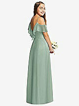 Rear View Thumbnail - Seagrass Dessy Collection Junior Bridesmaid Dress JR548