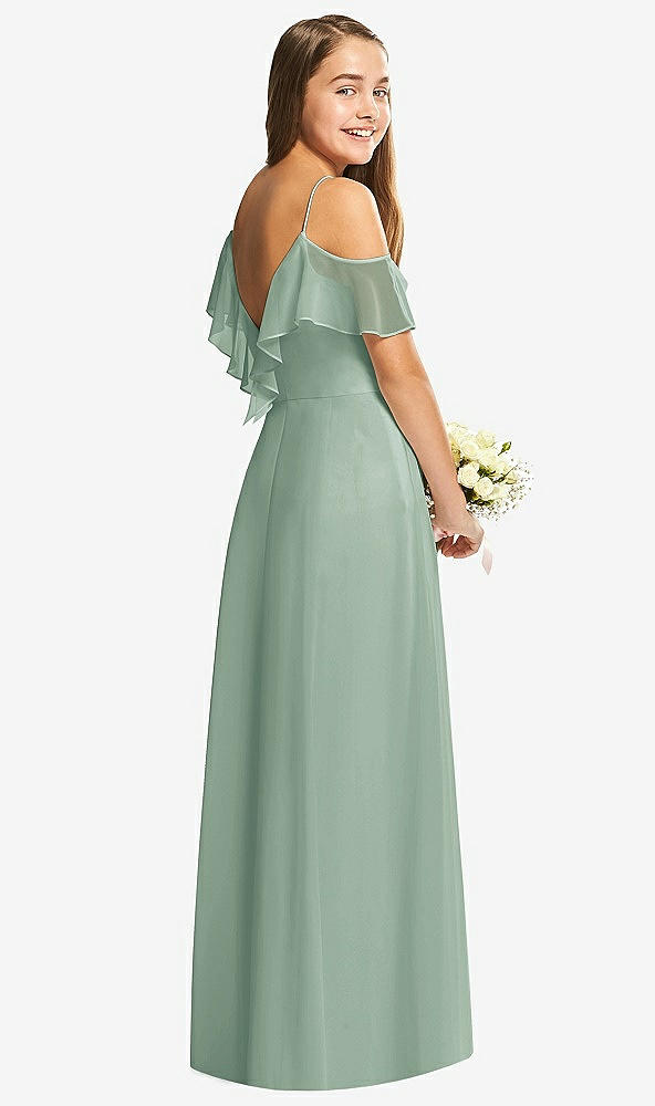 Back View - Seagrass Dessy Collection Junior Bridesmaid Dress JR548