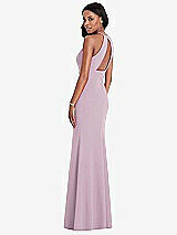 Rear View Thumbnail - Suede Rose After Six Bridesmaid Dress 6798