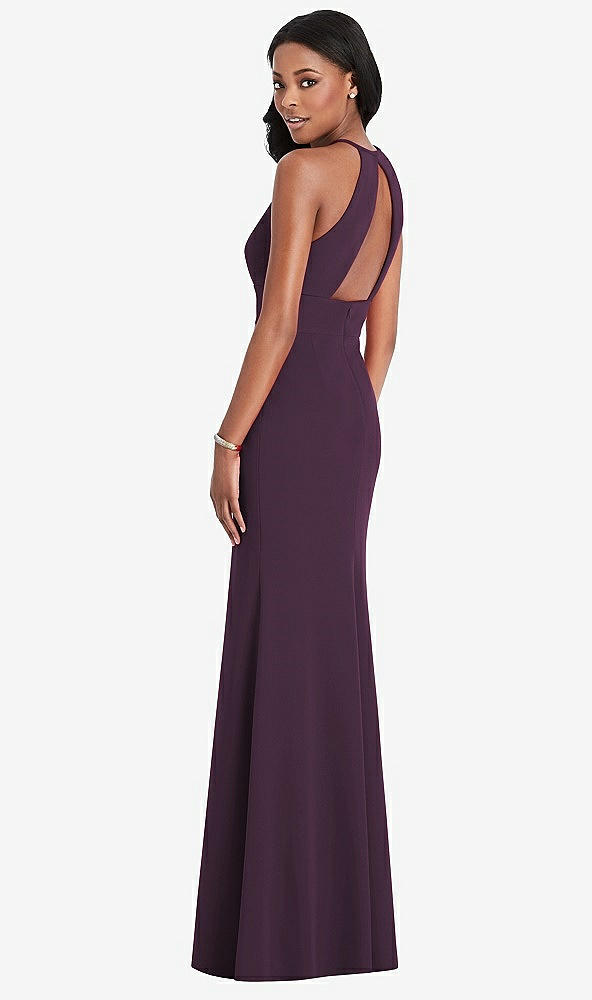 Back View - Aubergine After Six Bridesmaid Dress 6798