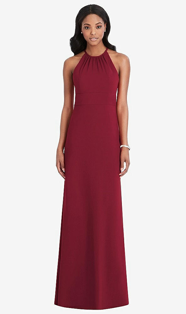 Front View - Burgundy After Six Bridesmaid Dress 6798