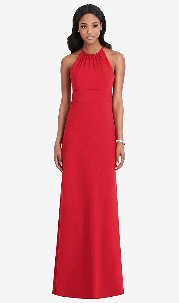 Front View - Parisian Red After Six Bridesmaid Dress 6798