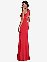 Rear View Thumbnail - Parisian Red After Six Bridesmaid Dress 6798