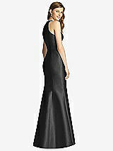 Rear View Thumbnail - Black Bella Bridesmaid Dress BB121