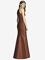 Rear View Thumbnail - Cognac Bella Bridesmaid Dress BB121