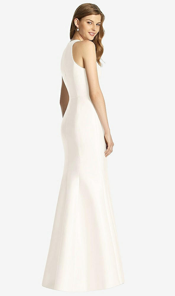 Back View - Ivory Bella Bridesmaid Dress BB121