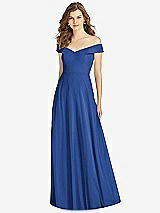 Front View Thumbnail - Classic Blue Bella Bridesmaid Dress BB123