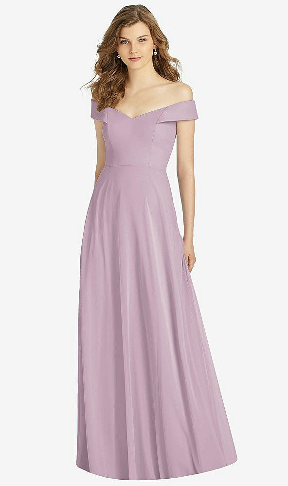 Front View - Suede Rose Bella Bridesmaid Dress BB123