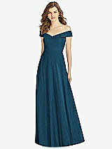 Front View Thumbnail - Atlantic Blue Bella Bridesmaid Dress BB123