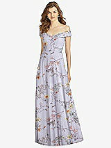 Front View Thumbnail - Butterfly Botanica Silver Dove Bella Bridesmaid Dress BB123