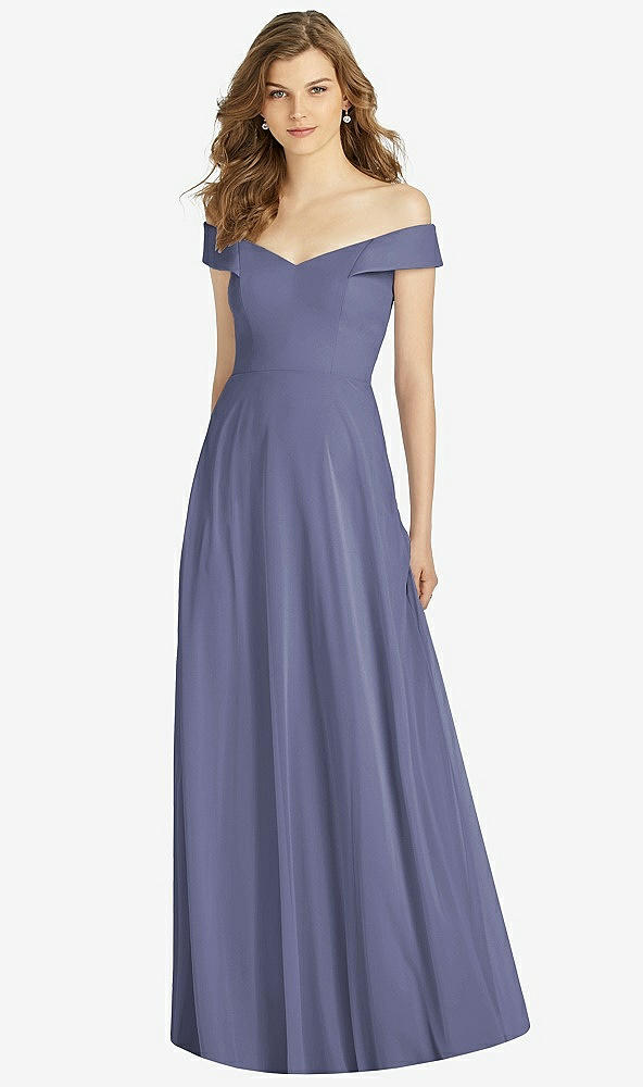 Front View - French Blue Bella Bridesmaid Dress BB123