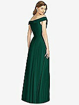 Rear View Thumbnail - Hunter Green Bella Bridesmaid Dress BB123