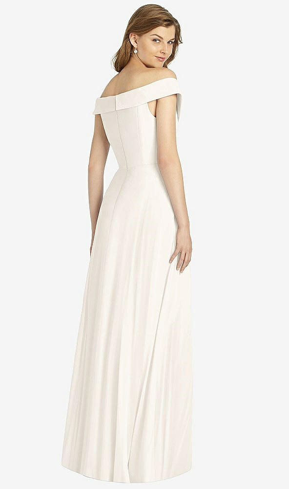Back View - Ivory Bella Bridesmaid Dress BB123