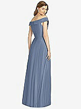 Rear View Thumbnail - Larkspur Blue Bella Bridesmaid Dress BB123