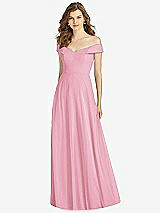 Front View Thumbnail - Peony Pink Bella Bridesmaid Dress BB123