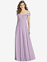 Front View Thumbnail - Pale Purple Bella Bridesmaid Dress BB123