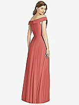 Rear View Thumbnail - Coral Pink Bella Bridesmaid Dress BB123