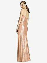 Rear View Thumbnail - Copper Rose Dessy Bridesmaid Dress 3037