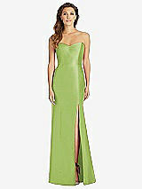 Front View Thumbnail - Mojito Full-length Strapless Sweetheart Neckline Dress