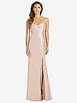 Front View Thumbnail - Cameo Full-length Strapless Sweetheart Neckline Dress