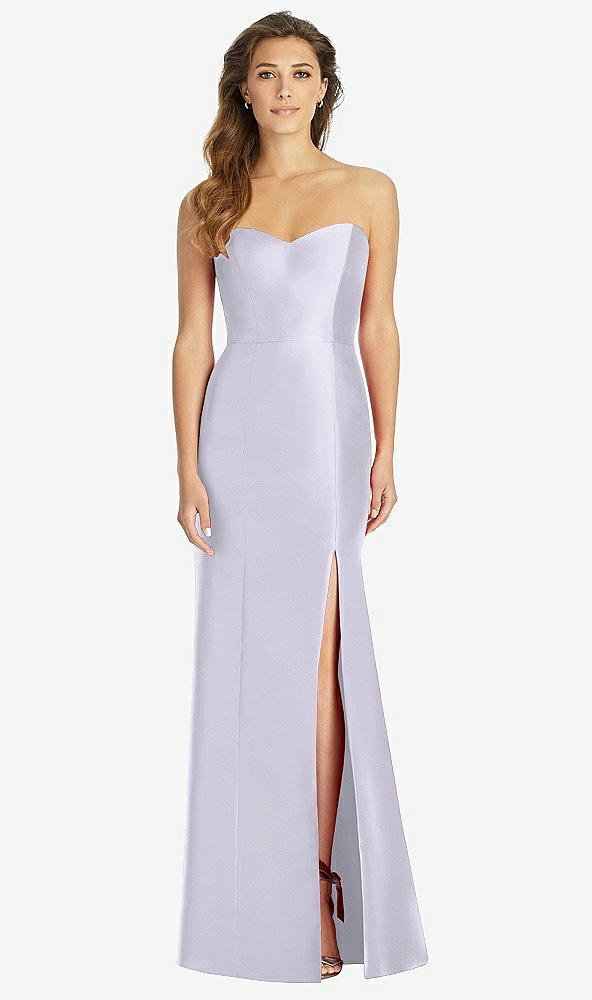 Front View - Silver Dove Full-length Strapless Sweetheart Neckline Dress