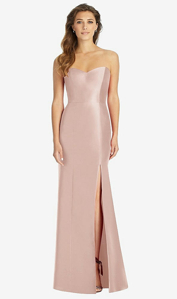 Front View - Toasted Sugar Full-length Strapless Sweetheart Neckline Dress