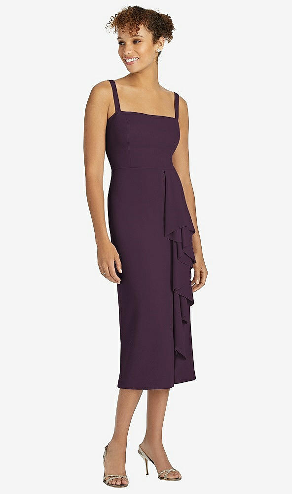 Front View - Aubergine After Six Bridesmaid Dress 6804