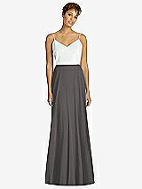 Front View Thumbnail - Caviar Gray After Six Bridesmaid Skirt S1518