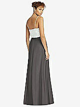 Rear View Thumbnail - Caviar Gray After Six Bridesmaid Skirt S1518