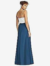 Rear View Thumbnail - Dusk Blue After Six Bridesmaid Skirt S1518