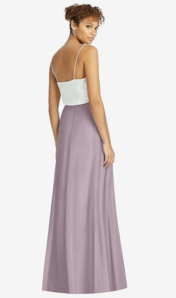 Back View - Lilac Dusk After Six Bridesmaid Skirt S1518