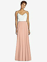 Front View Thumbnail - Pale Peach After Six Bridesmaid Skirt S1518