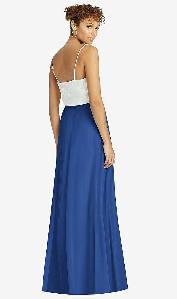 Back View - Classic Blue After Six Bridesmaid Skirt S1518
