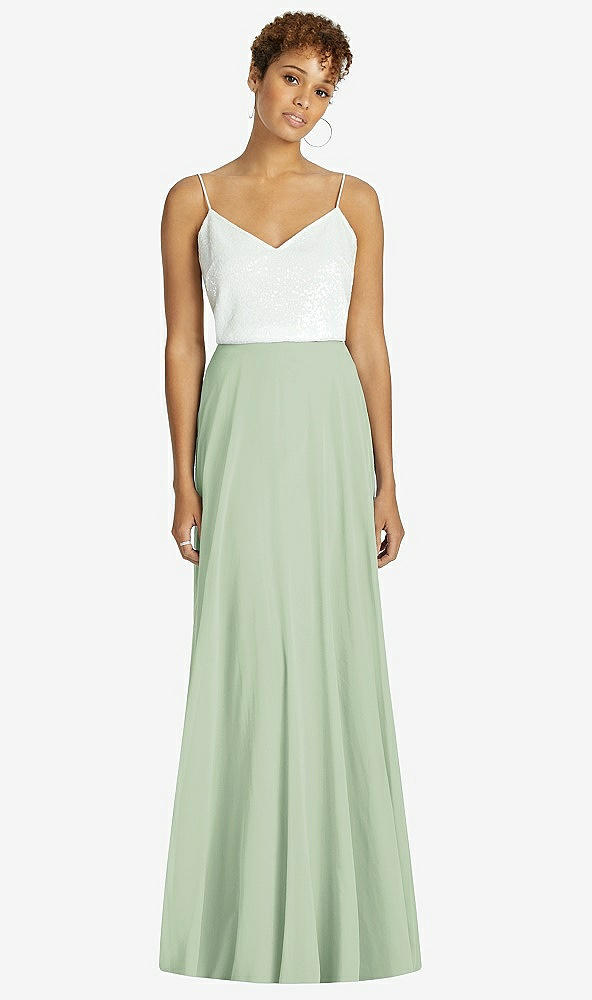 Front View - Celadon After Six Bridesmaid Skirt S1518