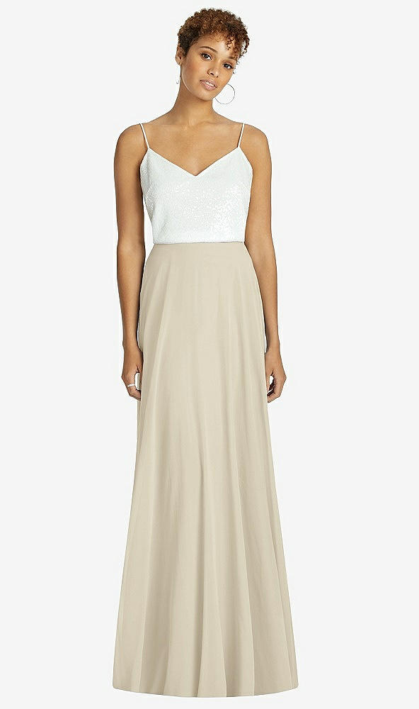 Front View - Champagne After Six Bridesmaid Skirt S1518