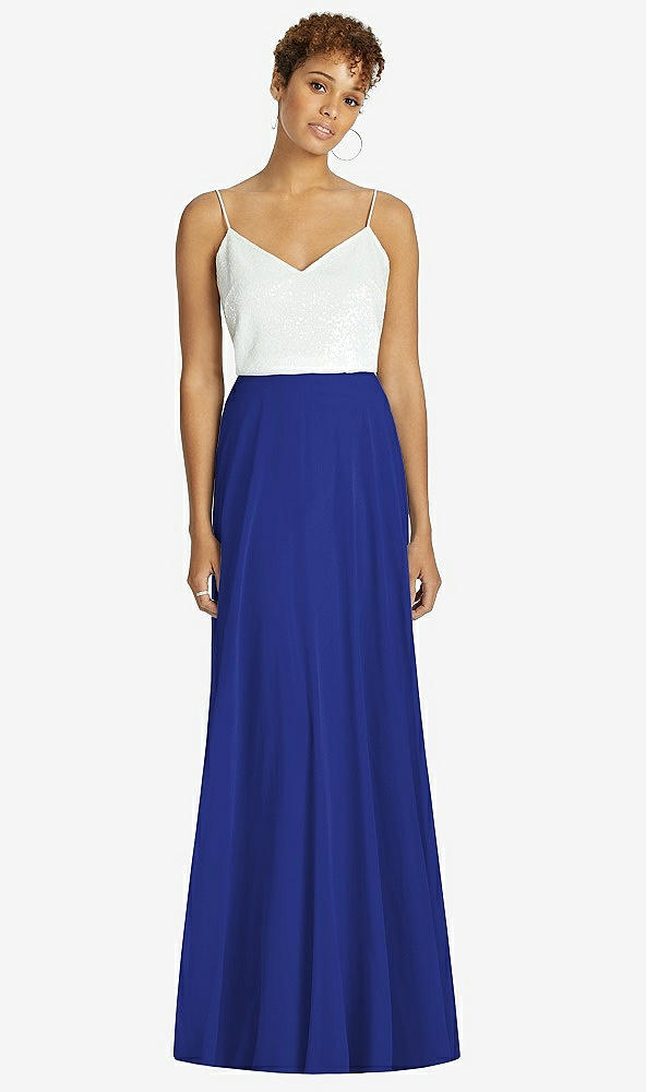 Front View - Cobalt Blue After Six Bridesmaid Skirt S1518