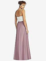 Rear View Thumbnail - Dusty Rose After Six Bridesmaid Skirt S1518