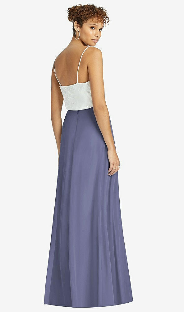 Back View - French Blue After Six Bridesmaid Skirt S1518