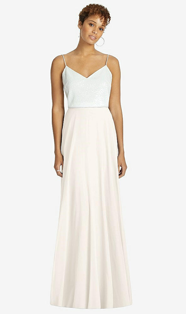 Front View - Ivory After Six Bridesmaid Skirt S1518