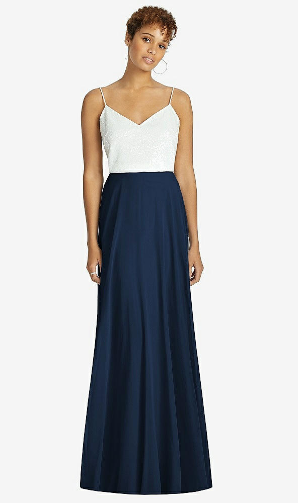 Front View - Midnight Navy After Six Bridesmaid Skirt S1518
