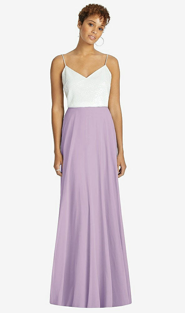 Front View - Pale Purple After Six Bridesmaid Skirt S1518