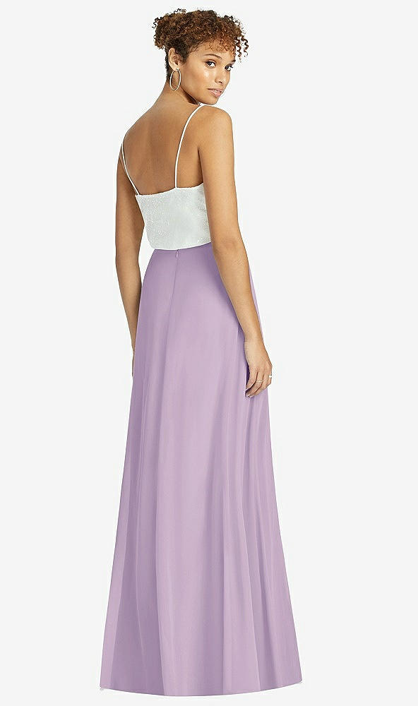 Back View - Pale Purple After Six Bridesmaid Skirt S1518