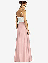 Rear View Thumbnail - Rose - PANTONE Rose Quartz After Six Bridesmaid Skirt S1518