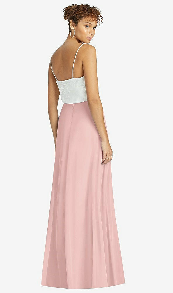 Back View - Rose - PANTONE Rose Quartz After Six Bridesmaid Skirt S1518